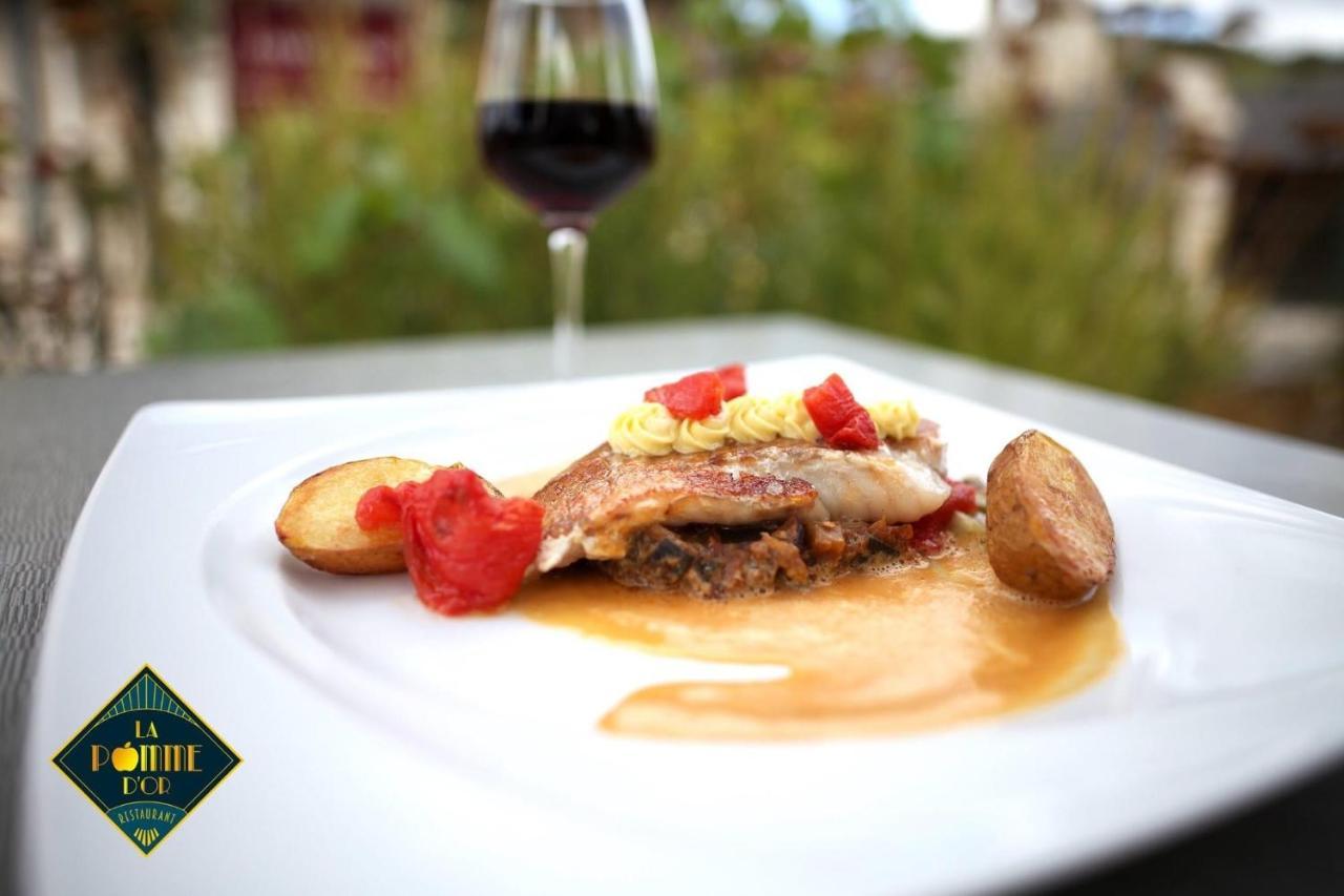 Logis Hotel Bellevue Restaurant La Pomme D'Or Coucy-le-Chateau-Auffrique Ngoại thất bức ảnh