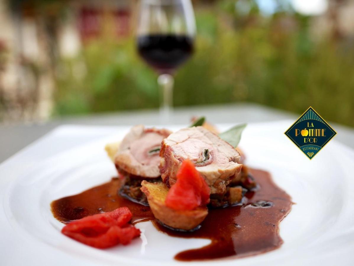 Logis Hotel Bellevue Restaurant La Pomme D'Or Coucy-le-Chateau-Auffrique Ngoại thất bức ảnh